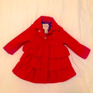 Cherokee Red Ruffle Will Blend Coat
